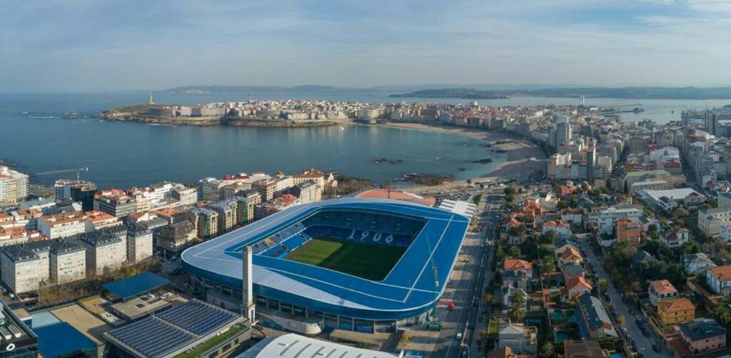 Apartamento Costa Riazor Coruna Apartment A Coruna Bagian luar foto